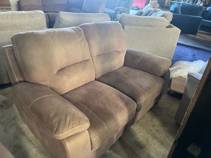 Beige 2 seater sofa couch
