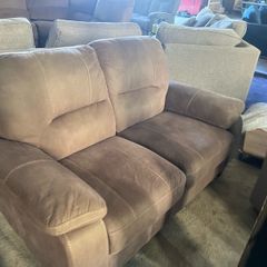 Beige 2 seater sofa couch