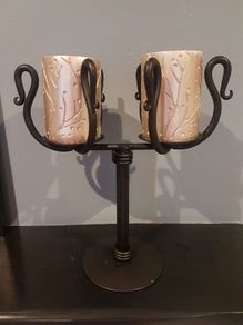 candle centre piece with candles