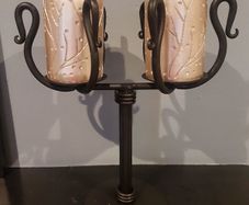 candle centre piece with candles