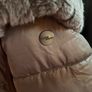 Khaki puffer jacket, fur-lined hood (like new) 10-12 Image 6