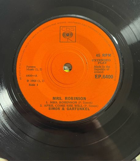 Simon & Garfunkel 7 inch picture sleeve EP in good condition