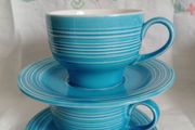 Vintage cups and saucers, Atlantis , Celtic ceramics, Kilrush ceramics