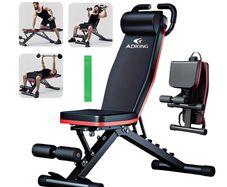 GYM Weight Bench Adjustable Foldable HOME GYM Workout Incline BENCH