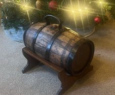Antique Oak Coopered Whiskey/Beer Barrel