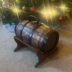 Antique Oak Coopered Whiskey/Beer Barrel
