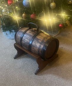 Antique Oak Coopered Whiskey/Beer Barrel