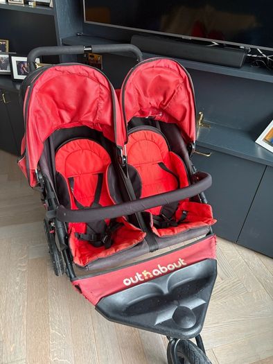 Out n about double buggy