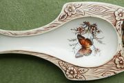 Vintage Treasure Craft , California Butterfly Spoon Rest 10 inch Long