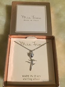 Mia Fiore Italy sterling silver necklace brand new