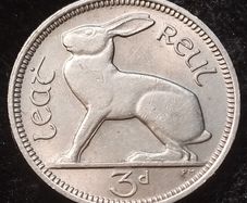 Ireland - 1963 - 3 Pence - AU - KM.12a - [2409]