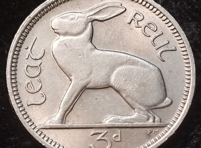 Ireland - 1963 - 3 Pence - AU - KM.12a - [2409]