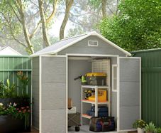 Garden Shed,Dark Grey