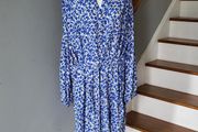 F&amp;F blue &amp; white dress, Size 18, BNWT