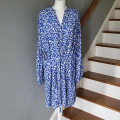 F&F blue & white dress, Size 18, BNWT