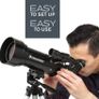 Travel Scope 70 Portable Refractor Telescope Kit with Backpack, Black, 70mm (FREE POSTAGE) Image 6