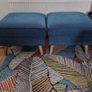 Sofa and 2 chairs and 2 stools Image 4