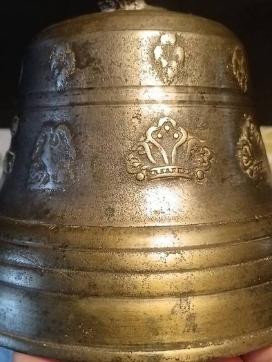 19th Century Obertino La Sarraz Bronze Bell
