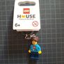 lego house home of the brick key chain Image 3
