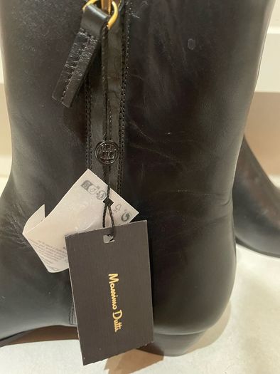Ankle boots women black Massimo Dutti brand new size 5