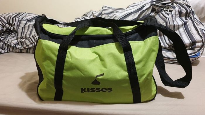 hersheys green black gym training bag