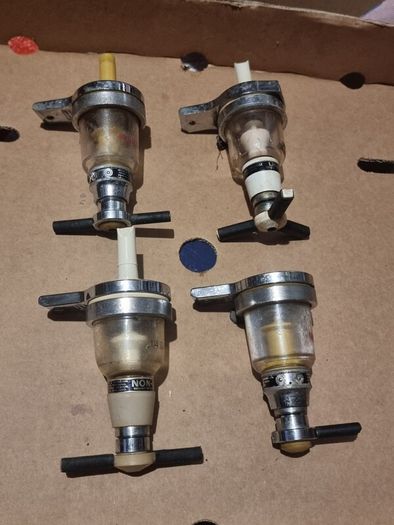 Four vintage optics for repair or parts