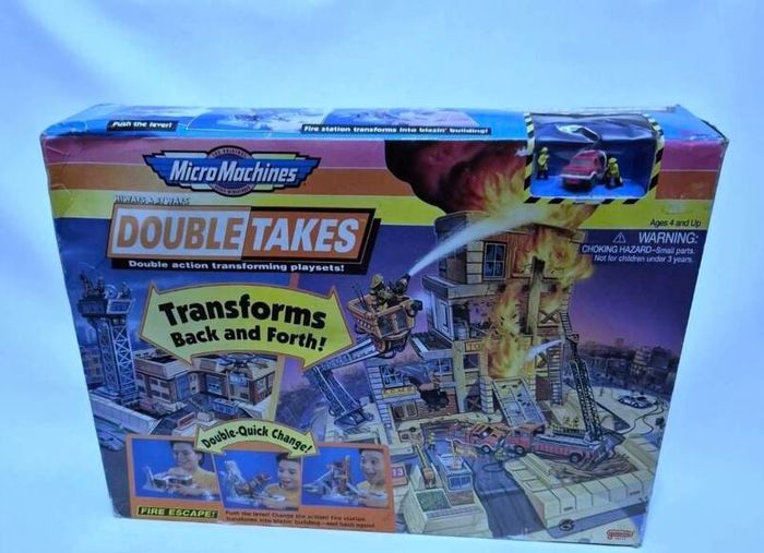 Rare Vintage 1995 Micro Machines Double Takes 2 In 1 Fire Escape  New Unopened
