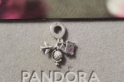 Pandora travel trio charm
