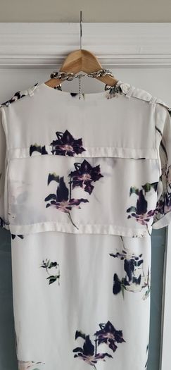 French Connection Floral Shirt Dress Sz 10uk