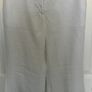 Ladies White Linen Trousers H&M.  Eu 40 Medium Size 12.  Nice Wide Leg. Dressy Or Casual.  In Super Condition. Image 2