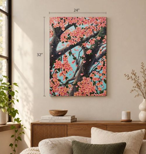 Acrylic Painting,Colour-Changing Leaves | 24  32