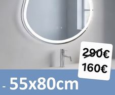 LED Bathroom Mirror Antifog Demister Touch Switch Makeup Cosmetic