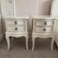 French Style Bedside Tables/Cabinets