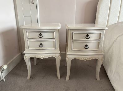 French Style Bedside Tables/Cabinets