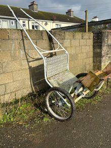 horse driving cart