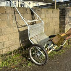 horse driving cart