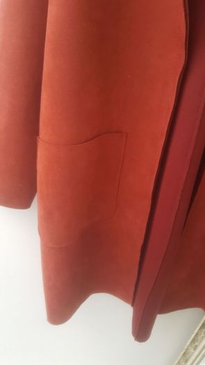 Suede Effect Coat