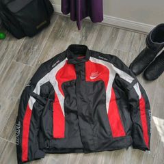 Motorbike jacket and boots