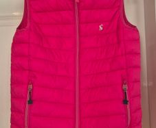Joules sleeveless pink padded gilet