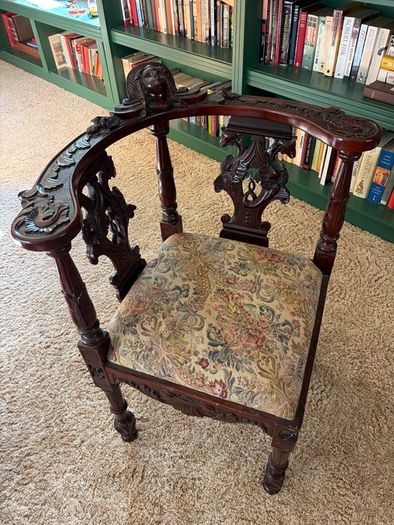 Antique Edwardian Corner Chair