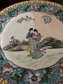 Hanging Plates and Picture Frame