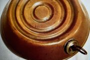 Vintage Copper Bed Warmer (Schrader)