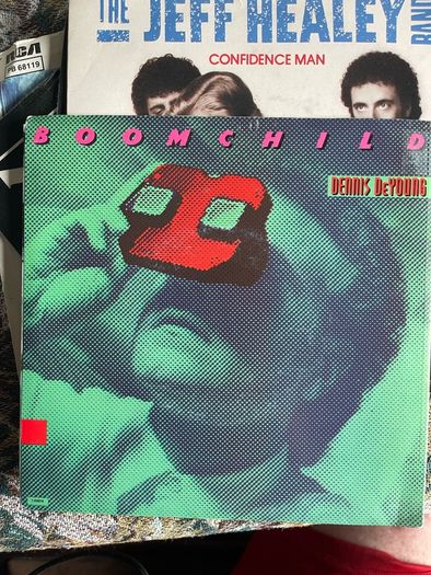 Dennis DeYoung. Boomchild picture sleeve vinyl record single in vg+ condition