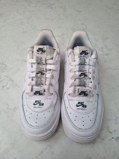 Nike Air Force 1 LV8 3 GS white black Double Air CJ4092-100 UK 3 EU 35.5