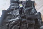 Faux Leather Ladies Waistcoat