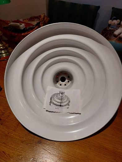 Metal lampshade