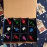 Retro Vintage Style Christmas Baubles one Box of x12 Glass Ornaments Image 10