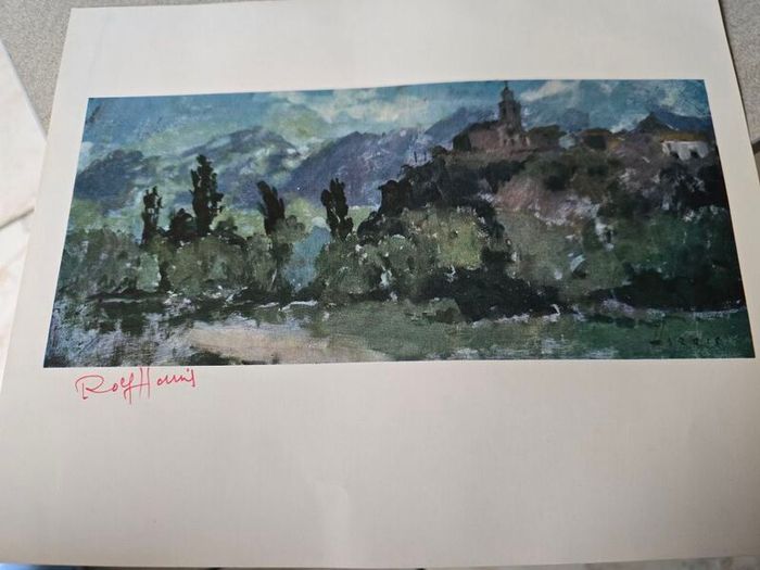 Signed Rolf harris print
