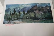 Signed Rolf harris print