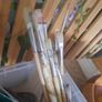 box of acrylic paints and brushes Image 3